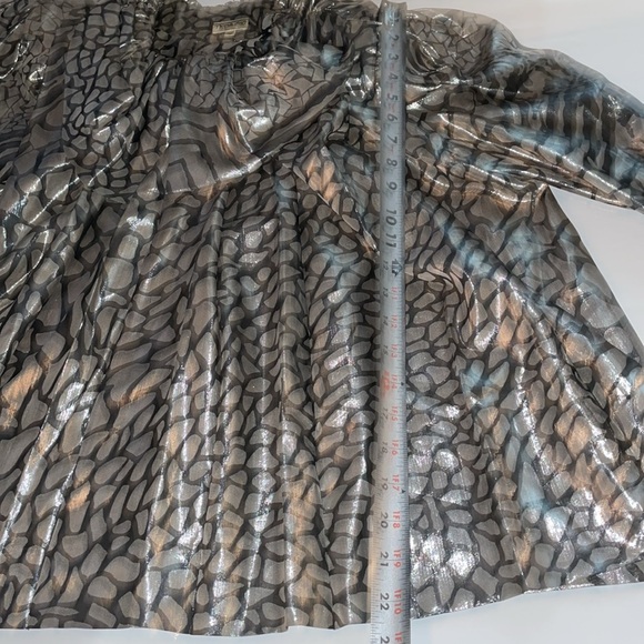 Women’s TROA CHO Korean Designer NYC 100% Silk Evening Blouse/Top Sz M - Picture 10 of 14